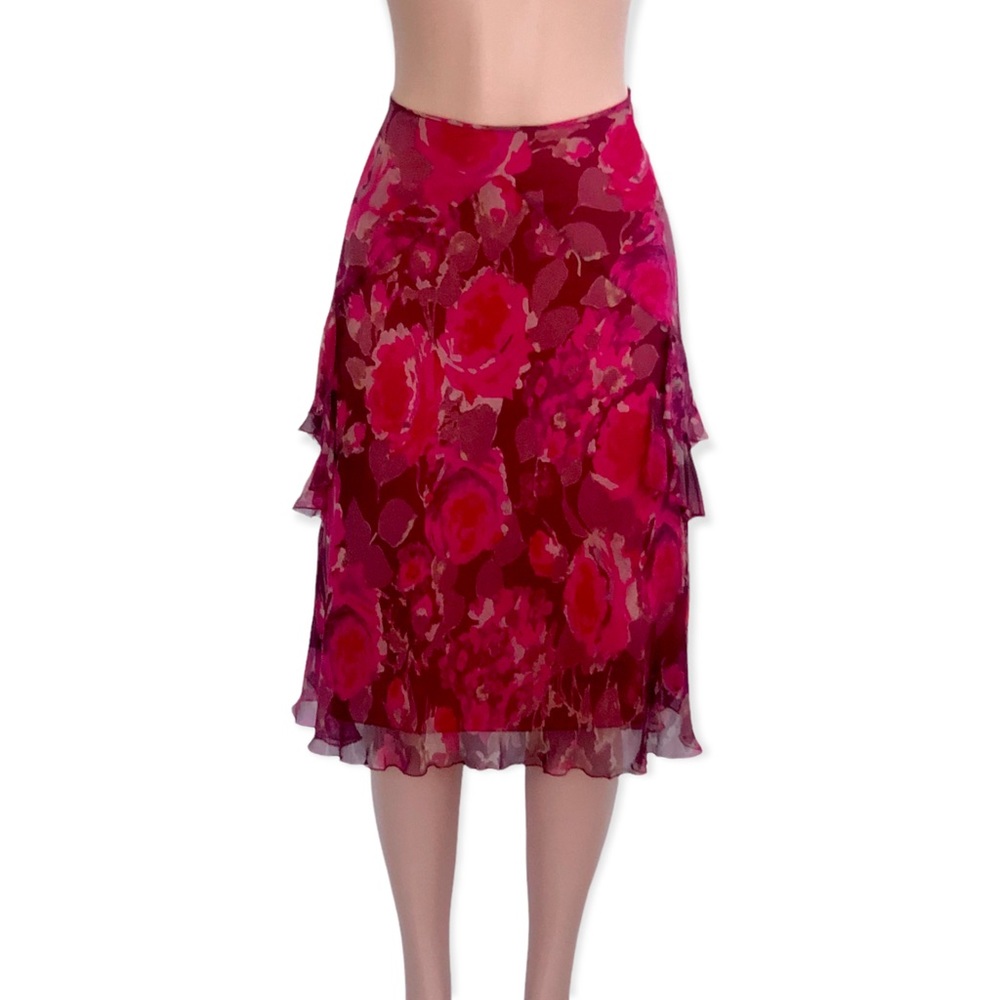 BLUMARINE Silk Skirt Made In Italy